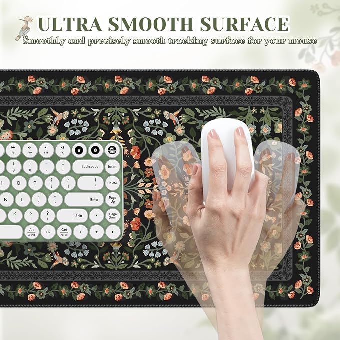 iCasso Aesthetic Flower Mouse pad - Image 3