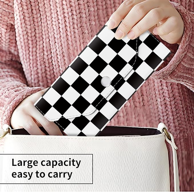 Cash Envelope Wallet Cute PU Leather Envelopes Bag - Image 2