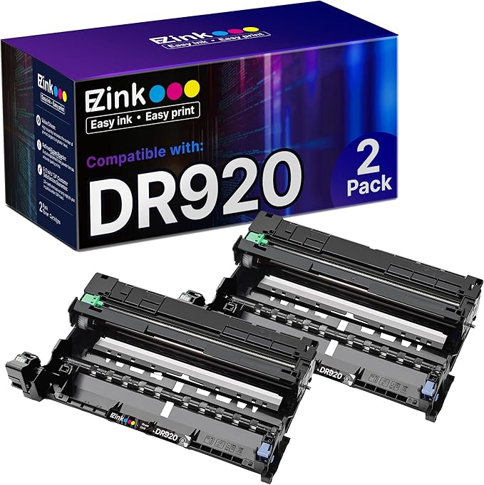 E-Z Ink Remanufactured Drum Unit Replacement for Brother DR920 Drum Unit DR-920 DR920 High Yield to use with HL-L6210DW HL-L5210DW HL-L6210DWT HL-L5210DN HL-L5210DWT Printer, 2 Black-DeskLoop Office