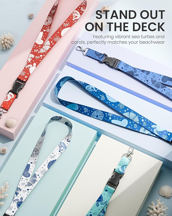 Avorast 5 Pack Cruise Lanyard for Ship Cards, Cruise Ship Lanyards - Image 2