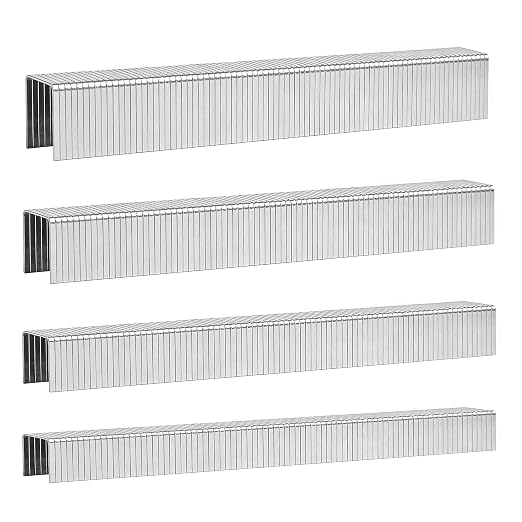 20 Guage 304 Stainless Steel T/50 Staples, 4 Sizes:1344pcs | by Unknown