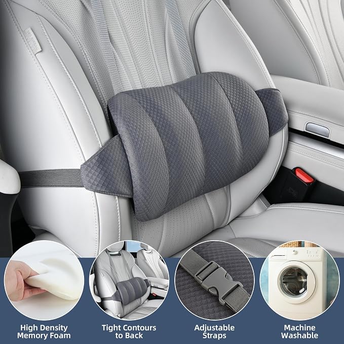 KAYI Lumbar Support Pillow for Car, Memory Foam Lumbar Pillow - Image 3