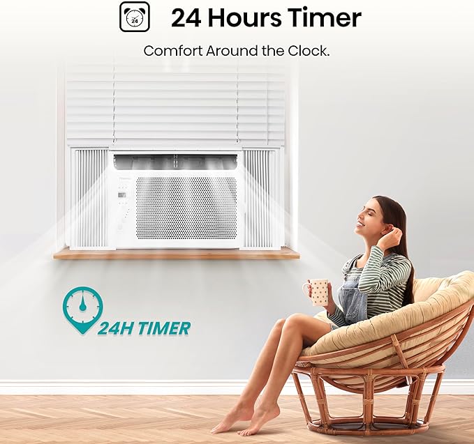 Hisense WC05R25A Window Air Conditioner, 5,000 BTU, White-DeskLoop Office