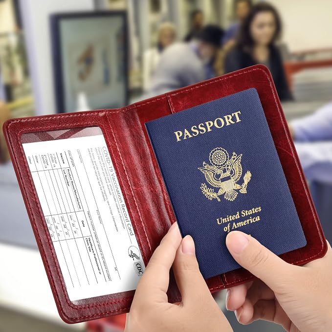 Passport and Vaccine Card Holder Combo - Image 2
