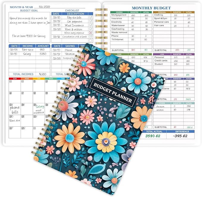 Budget Planner - Monthly Finance Organizer by Snootion