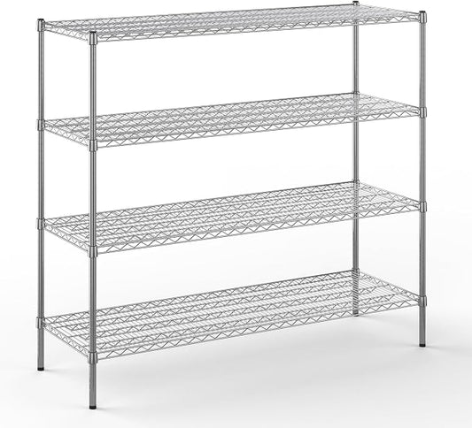 Regal Altair 21" Deep x 60" Wide x 54" Height Wire Shelving Kit | 4-Tier | NSF by Regal+Altair
