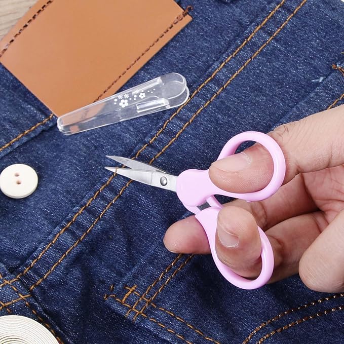 3.5" Sharp Small Craft Scissors all Purpose, Precision Straight and Curved Fine - Image 6