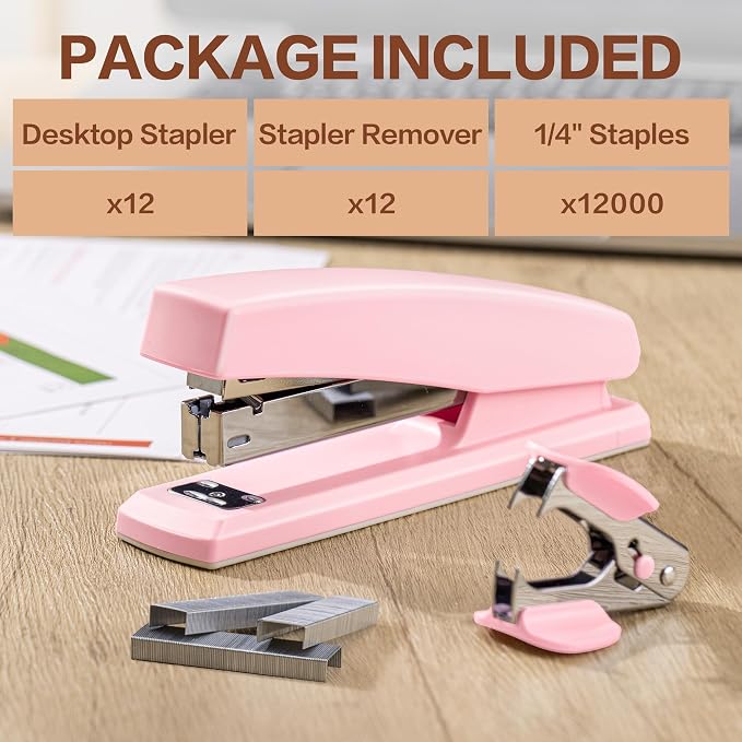 Deli Stapler, 12 Pack Staplers - Image 3