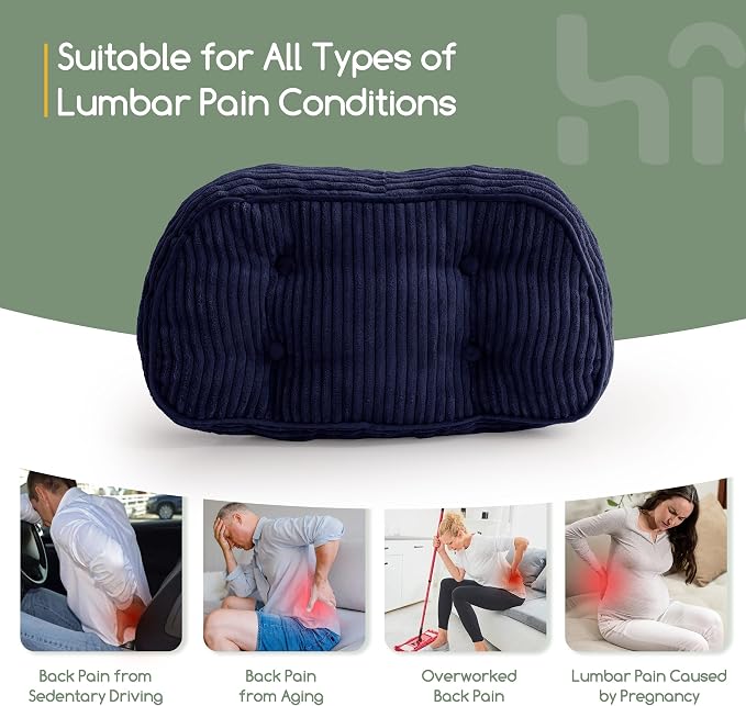 HIGOGOGO Lumbar Support Pillow for Recliner Chair/Accent Chair/Couch/Office - Image 6