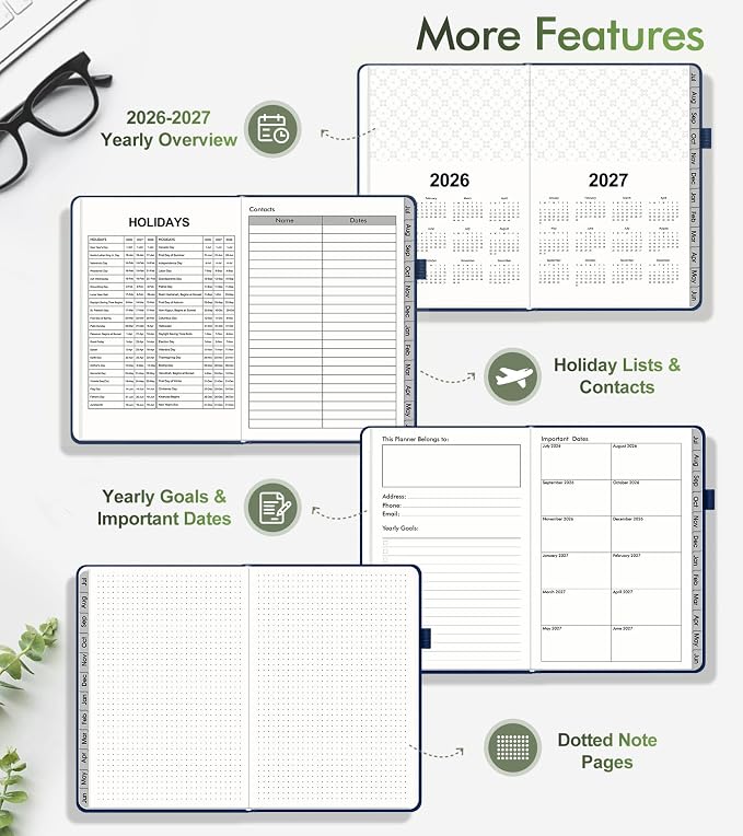 Planner 2026-2027, Academic Weekly and Monthly Calendar Planner from July 2026 - Image 6