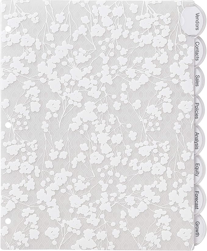 Avery Insertable Style Edge Plastic Dividers - Image 3
