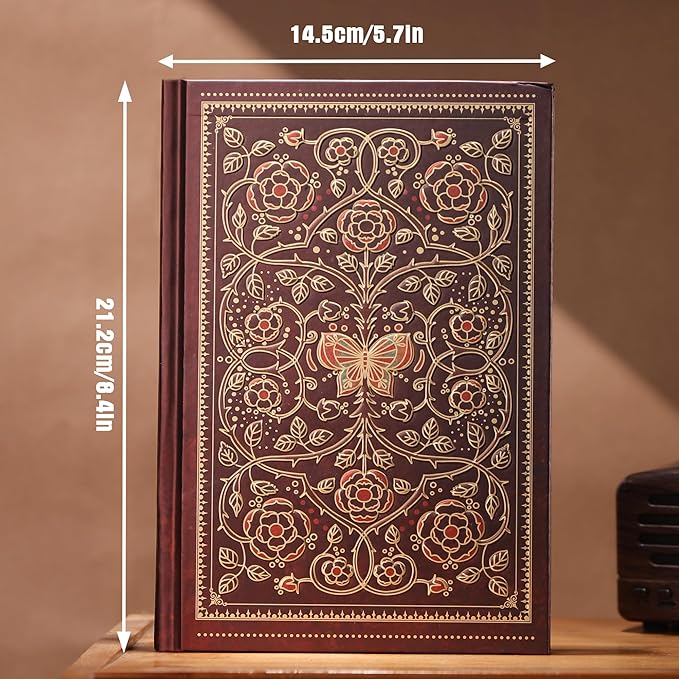 Line Notebooks for Women Men, A5 Aesthetic Hardcover Ruled Diary, 100 GSM Journals for Writing for Work, Note Taking, Office School-DeskLoop Office