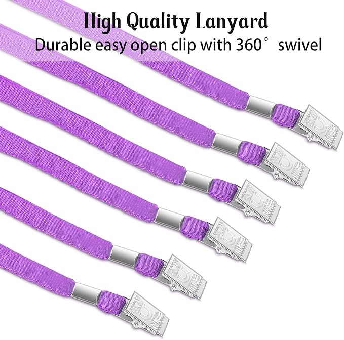 LOCONHA 100 Pack Purple lanyards Lanyards - Image 3