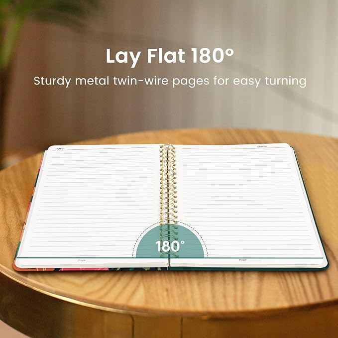 Taja Lined Spiral Journal Notebook - Image 4
