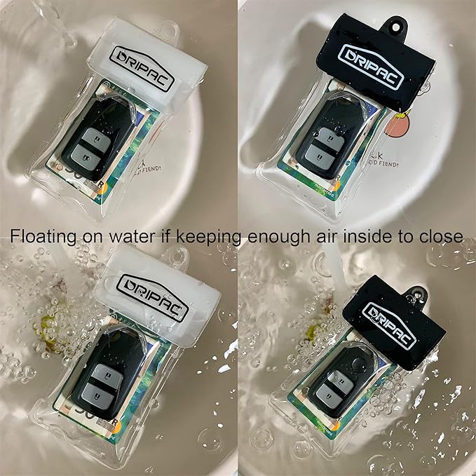 DRIPAC Waterproof Car Key FOB Case Waterproof Wallet Waterproof Holder Pouch - Image 4