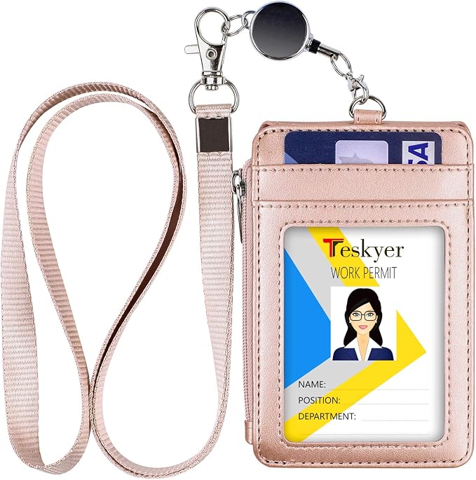 Teskyer Leather Badge Holder by TESKYER