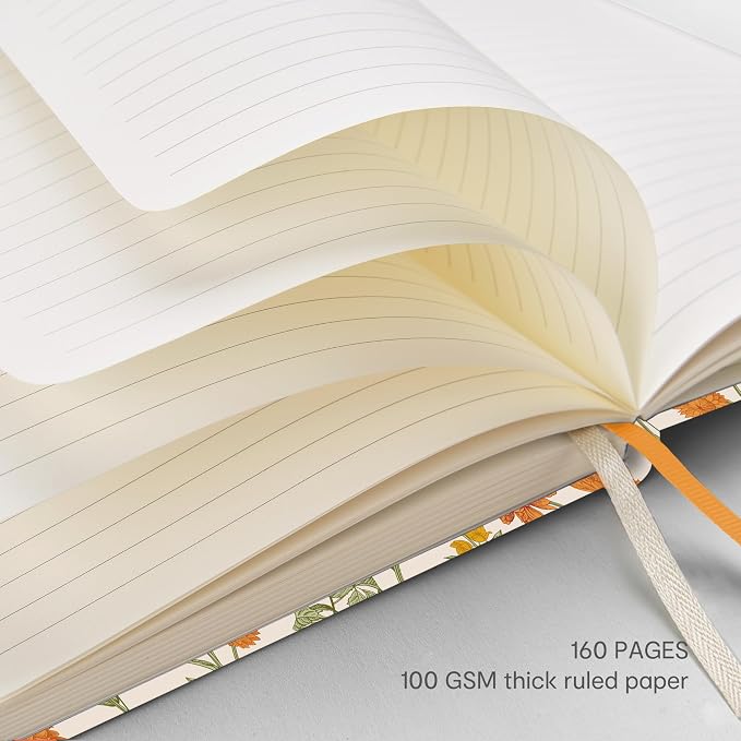&And Per Se Lined Hardcover Notebook – A5 5.7"x8" College Ruled, 160 Pages - Image 4