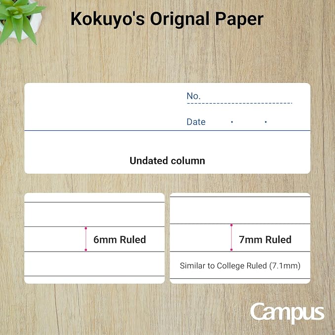 KOKUYO Composition Notebooks, 5 Pack Campus A4 Comp Book - Image 8