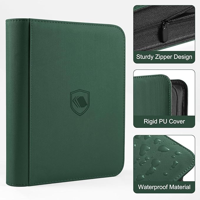Toploader Binder, Holds 360 Toploaders, 100 Toploaders INCLUDED, 9-Pocket PU - Image 3