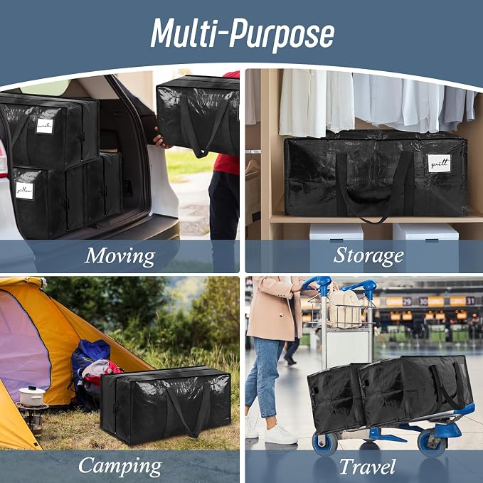 6 Pack Extra Heavy Duty Large Moving Bags - Image 7