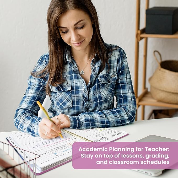 Planner 2026–2027, Academic Monthly Weekly Spiral Calendar, July 2026 – June - Image 7