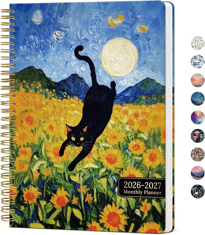 Monthly Planner 2026-2027, Aesthetic 2 Year Months Planner Calendar, 18-Months by Taja