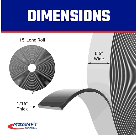 Master Magnetics Roll-N-Cut Flexible Magnetic Tape Refill - Image 2