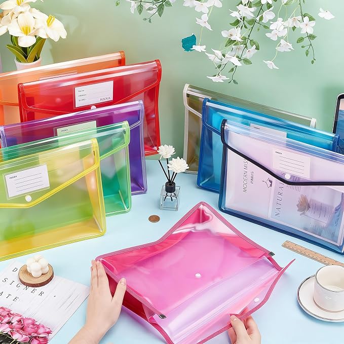 CUTHOLLOW Plastic Expandable File Organizer Folder - Image 6