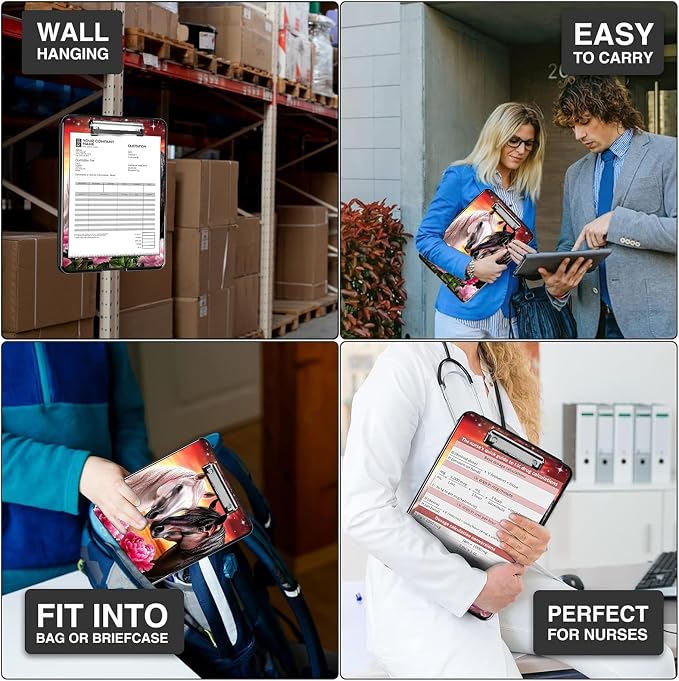 Clipboard with Storage, A4 High Capacity Clip Boards 14.4 x 9.6, Heavy Duty - Image 6