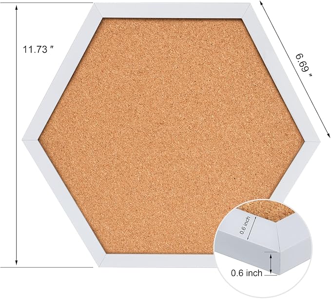 Facilife 4 Packs Cork Board, Corkboards - Image 7