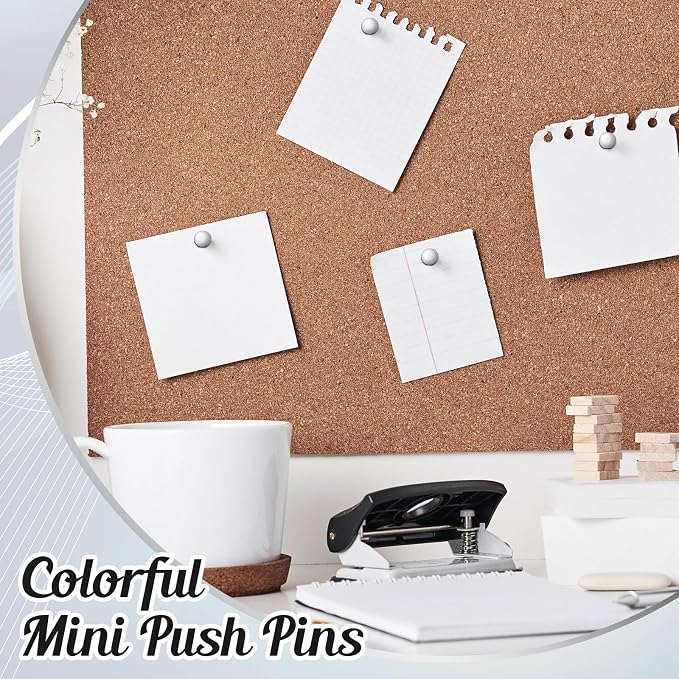 Outus 60 Pcs Giant Push Pins Jumbo Tacks 1/1.8inch Plastic Head - Image 5