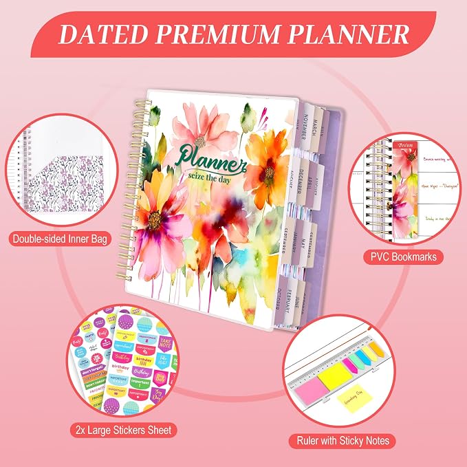 Planner 2026-2027, 18 Months Large Academic Daily Weekly Monthly Planner - Image 2