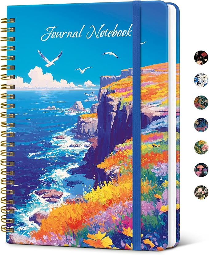 Taja Lined Spiral Notebook Journal by Taja