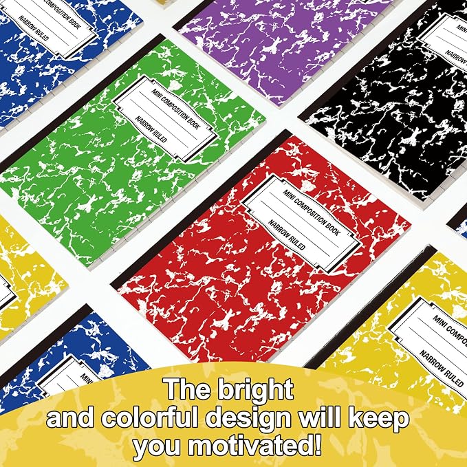 Eersida Mini Composition Notebook Composition Books Small Marble Note Books - Image 6