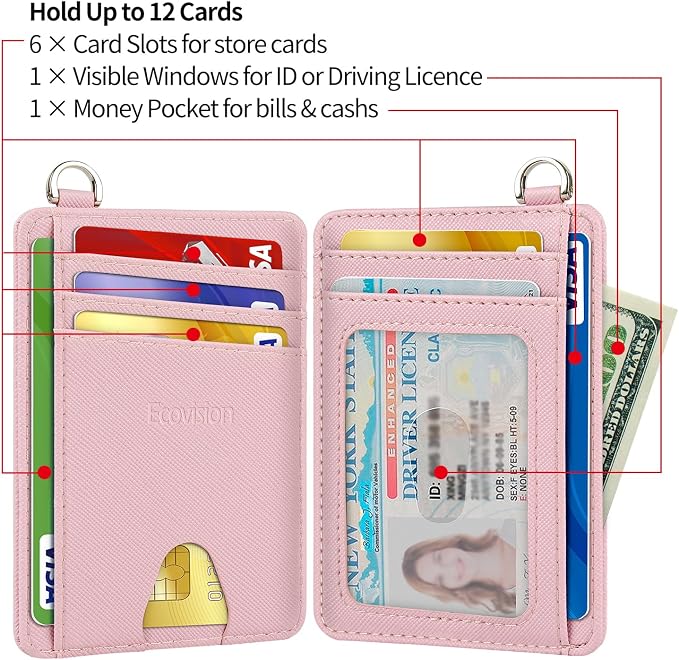 Slim Minimalist Front Pocket Wallet, RFID Blocking Credit Card Holder Wallet - Image 6