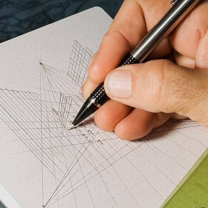 Notsu Dot Grid Desk Notepad, 2 Pack | Tear-Off Landscape Note Pad - Image 6