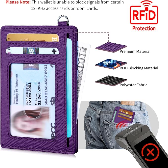 Mayski Slim Wallet, Credit Card Holder - Image 5