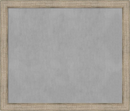 Amanti Art Silver Framed Magnetic Board 46x54 Oversize Vision Board by AmantiArt