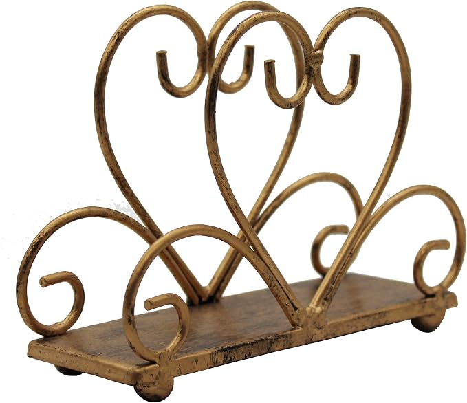 Metal Table Napkin Holder Freestanding Tissue Dispenser - Image 3