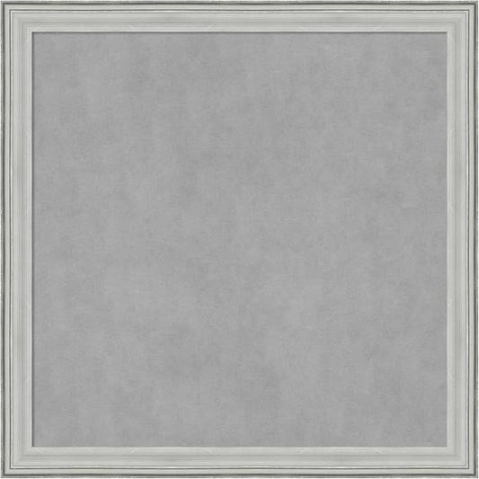 Amanti Art Silver Framed Magnetic Board 27x27 Medium Vision Board by AmantiArt
