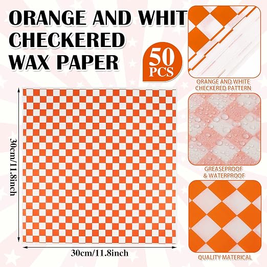 Geosar 100 Pcs Gingham Party Supplies Disposable Paper Food Trays Bulk - Image 3