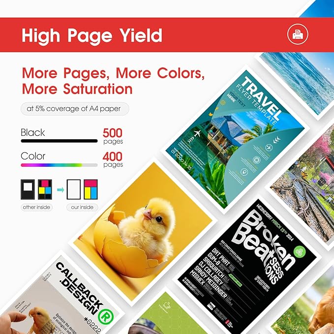 LLAOLLAO Remaunfactured Ink Cartridge Replacement for Canon 245XL 246XL Combo Pack PG-245 CL-246 for Pixma MX490 MX492 TR4520 MG2522 TS3322 TS202 TR4522 MG2920 Printer (1 Black, 1 Color)-DeskLoop Office