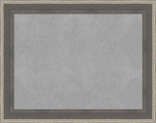 Amanti Art Grey Framed Magnetic Board 23x29 Medium Vision Board by AmantiArt