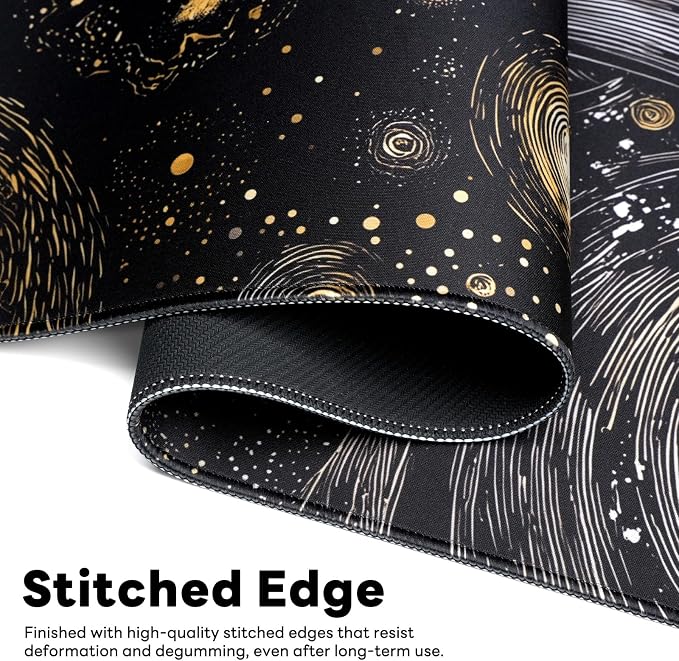 Desk Mat, Big Desk Pad, 31.5x11.8 Inches Extended Big Gaming Mouse Pad - Image 4
