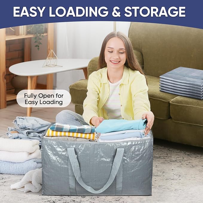 TICONN 6 Pack Extra Large Moving Bags Heavy Duty - Image 7