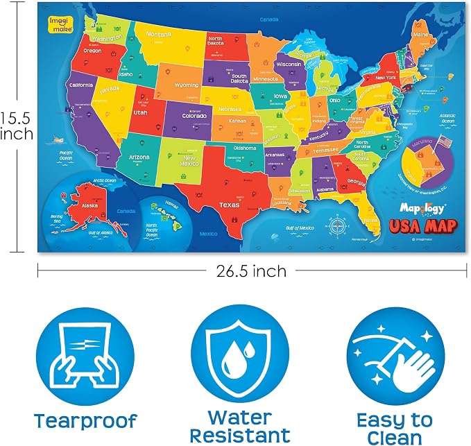 Imagimake Mapology USA Map - Image 7