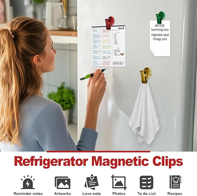 Magnetic Clips Heavy Duty 10 Pack | Strong Force Magnet Clips - Image 7