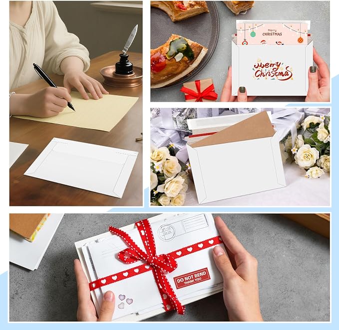 80 Pack 6.5x4.5 inch Rigid Mailers, Self Seal Photo Envelopes Protective Flat - Image 4