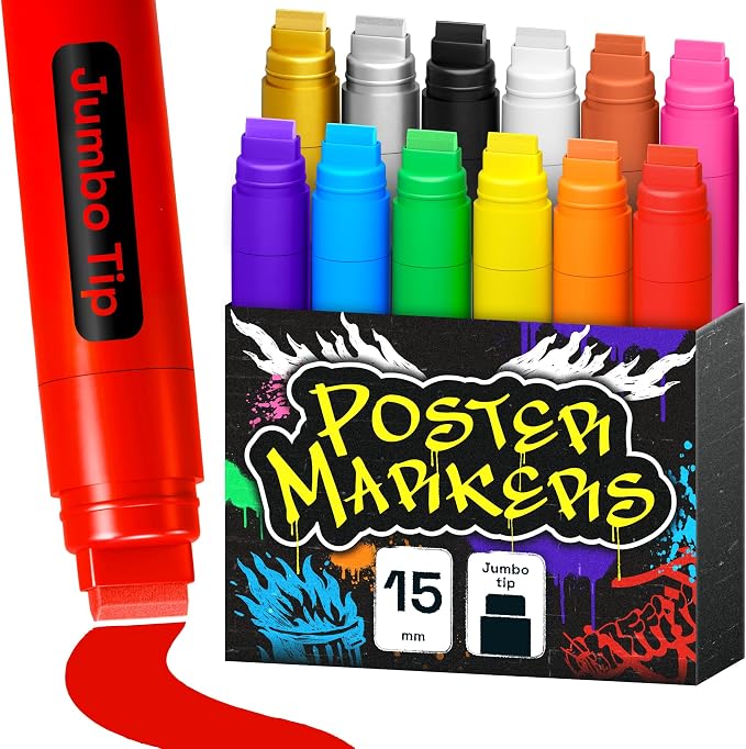 ARTISTRO 12 Multicolor Paint Pens by ARTISTRO