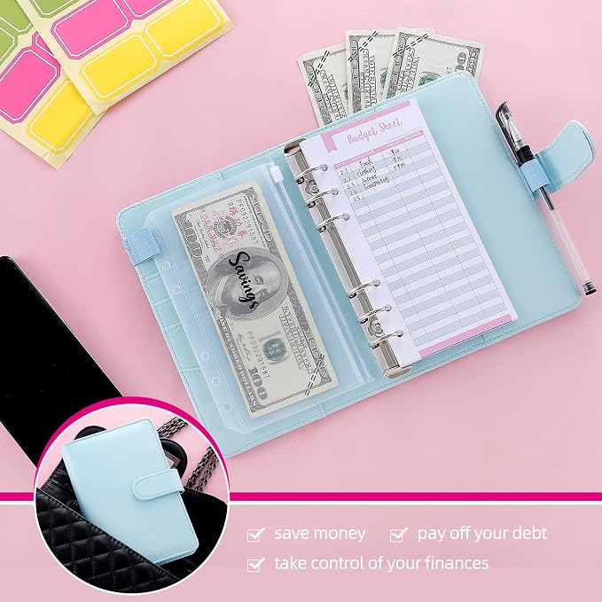 NICOOTH Budget Binder A6 Money Saving Binder - Image 7